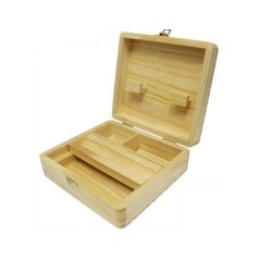 Boite de rangement Large 17.2x15.5cm en bois - Roll Master