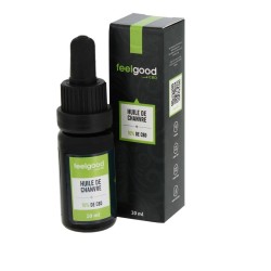 Huile de chanvre 10% CBD 10ml Feelgood CBD - DESTOCKAGE