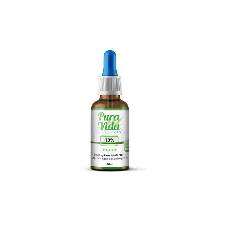 Huile de chanvre 10% CBD 30ml - Pura Vida