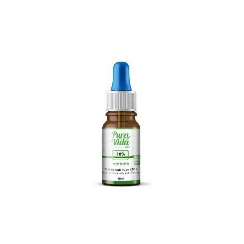 Huile de chanvre 10% CBD 10ml - Pura Vida