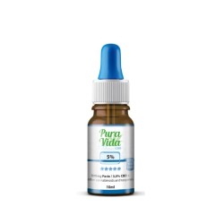 Huile de chanvre 5% CBD 10ml - Pura Vida